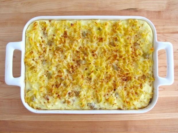 Lokshen Kugel - món bánh ngọt làm từ mì