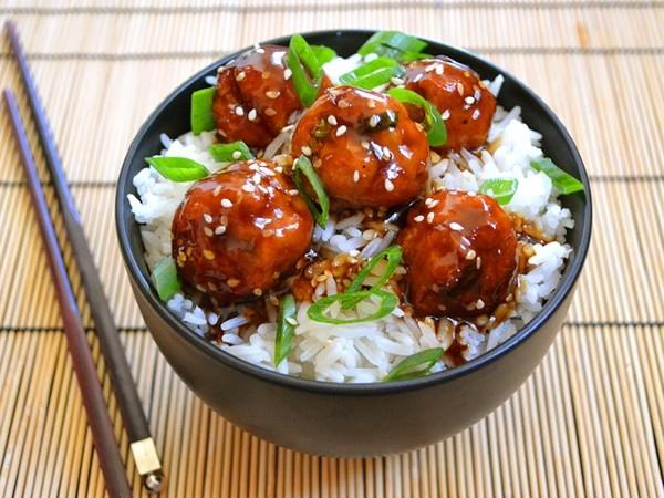 Thịt viên xốt Teriyaki