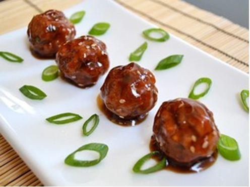 Thịt viên xốt Teriyaki