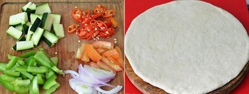 Tự làm pizza rau củ thơm ngon ít béo