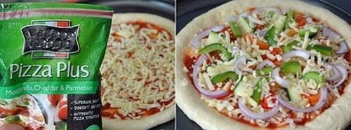 Tự làm pizza rau củ thơm ngon ít béo